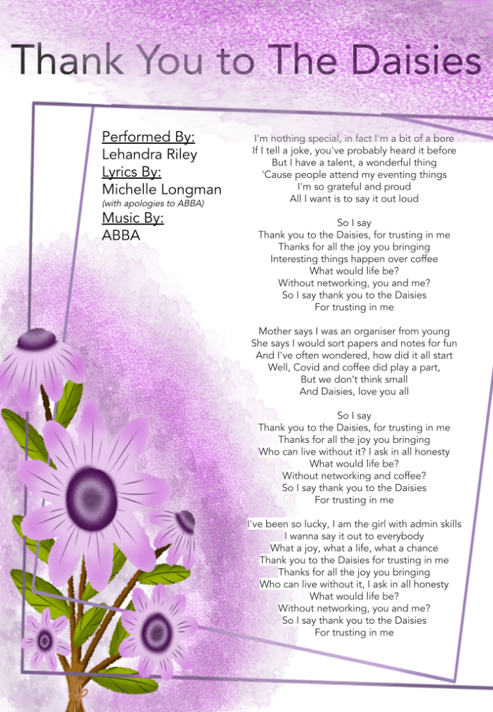 Thank You To The Daisies